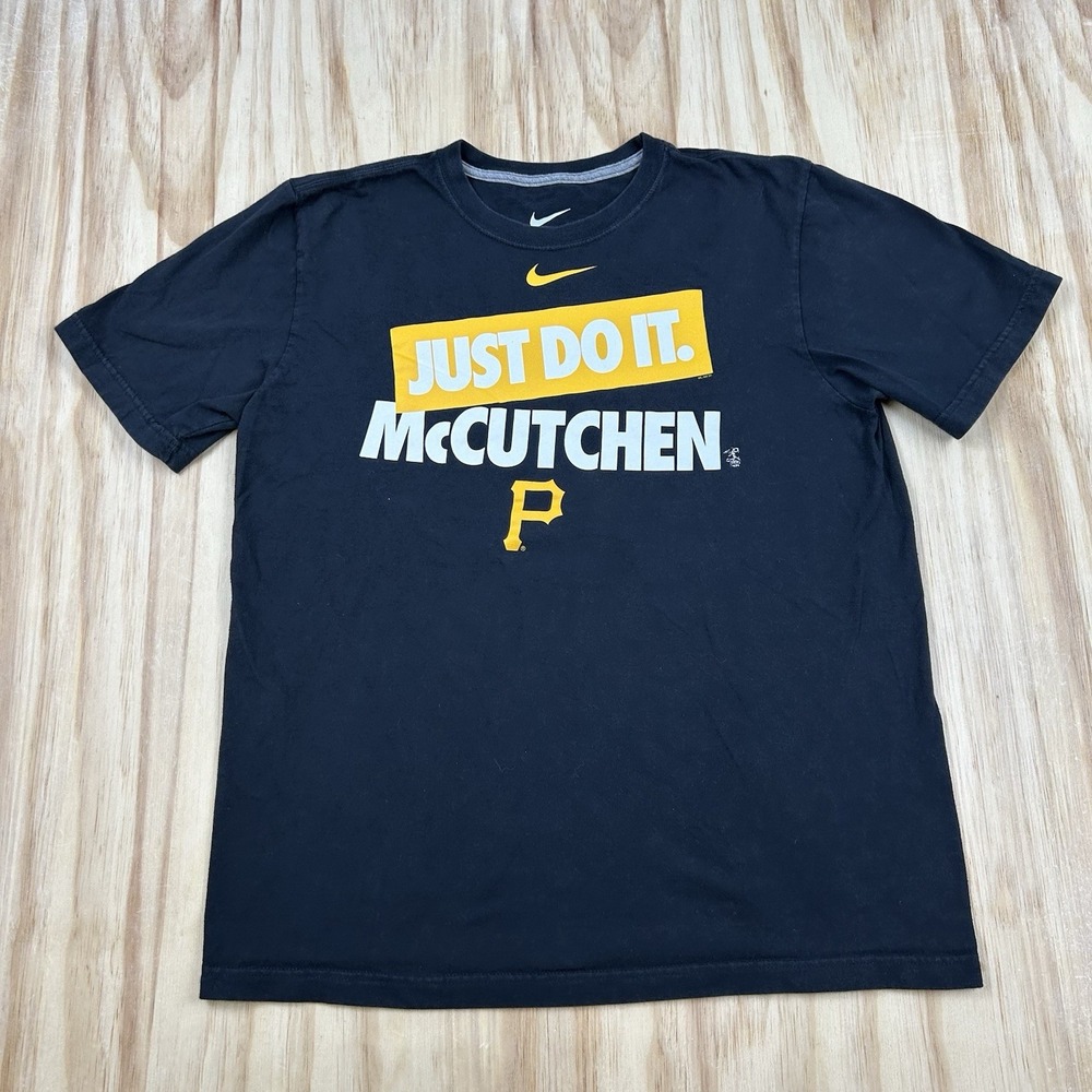 Nike Pittsburgh Pirates McCutchen Just Do It T-Shirt Men's Large Black MLB Tee